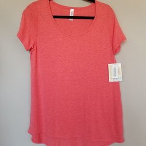 LuLaRoe Classic T, coral, NWT